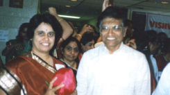 Raginiben and Maheshbhai Attending Hindu Unity Year 
Concluding yagna in Newington, CT September, 1989