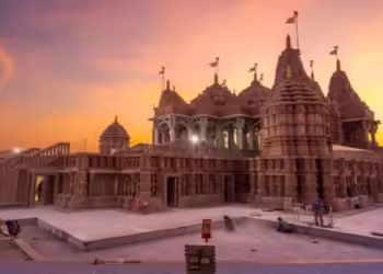 [India Today] Holy water from Ganga, sandstone from Rajasthan for first Hindu temple in UAE