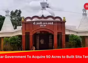 [Zee News] Nitish Kumar-Led NDA Government To Acquire 50 Acres Land In Sitamarhi For Sita Temple