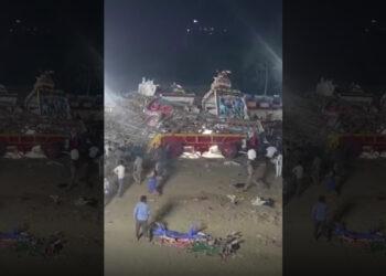 [India Today] Massive chariot collapses during temple festival in Tamil Nadu