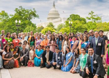 [ The Hindu ] Indian Americans in Silicon Valley hold solidarity rally for Hindus in Canada and Bangladesh