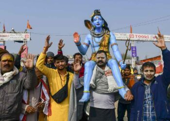 [ The Telegraph India ] Gyanvapi temple model in mosque ‘mission’: Kumbh Mela exhibition push for Hindutva agenda