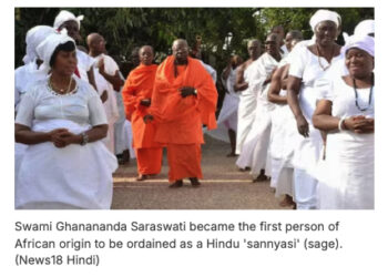 Swami Ghanananda Saraswati: How a Ghanaian Became the First Hindu Saint of African Descent