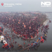 Thousands of Hindu devotees take holy dip at Sangam during Magh Mela festival