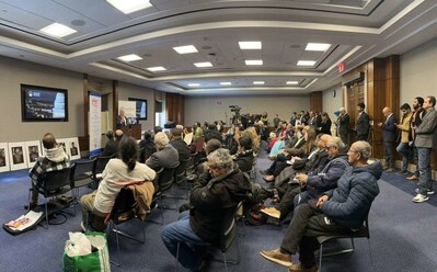 Standing room only: the congressional briefing on the pogrom against Hindus in Bangladesh drew widespread legislative and diplomatic attention. Rayburn House Office Building, Washington, DC, February 9, 2026.