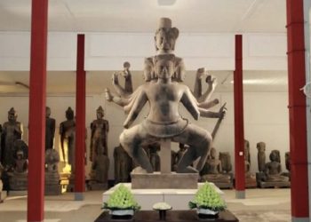 Cambodia Unveils Ancient Dancing Shiva Statue Restored From 10,000 Fragmented Pieces
