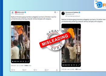 Fact Check: Viral Claim of Christian Man Killed by Hindus for Entering Temple is Misleading