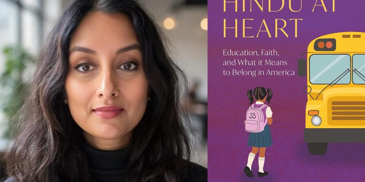 “Hindu at Heart: Education, Faith, and What it Means to Belong in America" and author Indu Viswanathan. (Courtesy photos)